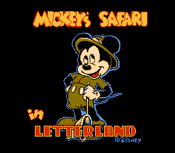 Mickey's Safari in Letterland (USA)